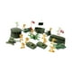 thumbnail image 2 of Figura De Acción De Soldados De 25 Piezas De 5 Cm Con Tanques Modelo Playset Soldados Marrones, 2 of 3