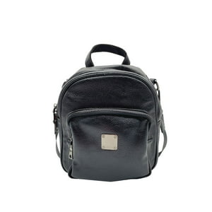 Todopiel - Mochila Cuero Negro Cru75