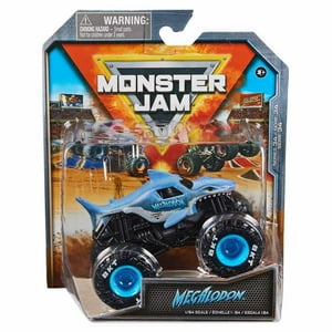 Camión Fundido A Presión Toy Monster Jam, Escala 1:64, Serie 34 Megalodon