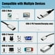thumbnail image 2 of Adaptador divisor USB C TimoVo USB-C macho a 2 USB-C hembra y 1 USB-A hembra, 2 of 3