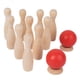 thumbnail image 3 of Juego De Bolos De Madera, Juguetes De Bolos, Aprendizaje Temprano Para Bebés, Niños Pequeños, Jardín De Césped, 3 of 4