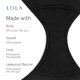 thumbnail image 4 of Ropa interior para la menstruación LOLA lavable para mujer XXL algodón negro, 4 of 7