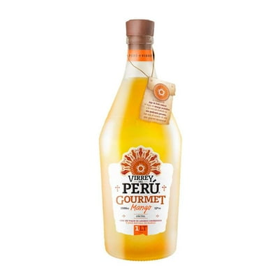 Cóctel Pisco Sour Mango Gourmet 12° Botella 1 L Virrey Del Perú