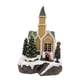 thumbnail image 1 of Estatua De Iglesia Navideña Con Luces Y Música, Hecha De Resina Artesanal, Ideal Para Estantería, Fiestas O Dormitorio., 1 of 5