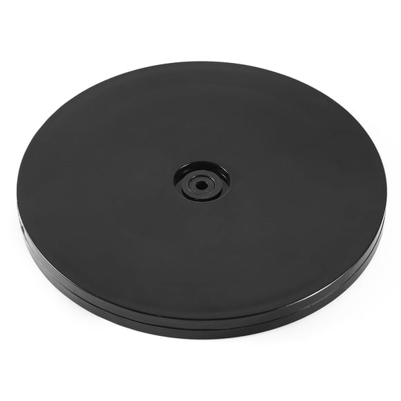 Base giratoria HSTECH de acrílico negro de 15 cm, carga de 13,5 kg