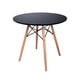 thumbnail image 1 of Mesa Eames Negro 80 cm, 1 of 3
