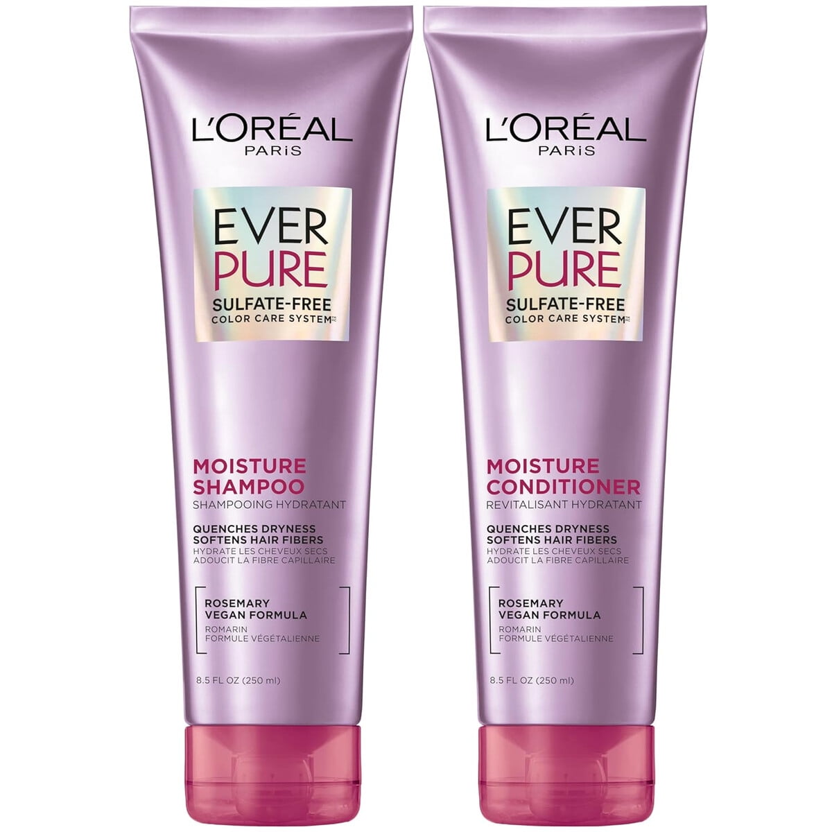 Shampoo Y Acondicionador L'oréal Paris Everpure Sin Sulfato 250 Ml