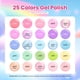 thumbnail image 5 of Set de Esmaltes en Gel Beetles Rainbow Dreamscape 25 Colores, 5 of 6