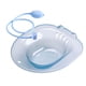 thumbnail image 5 of Se sienta en el baño, bidé, baño de cadera portátil con cisterna, cómodo asiento de inodoro, lavabo, cuenco de lavado, lavabo de limpieza para baño de azul un, 5 of 5