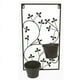 thumbnail image 1 of Macetero Colgante Metálico Flores Negro, 1 of 2