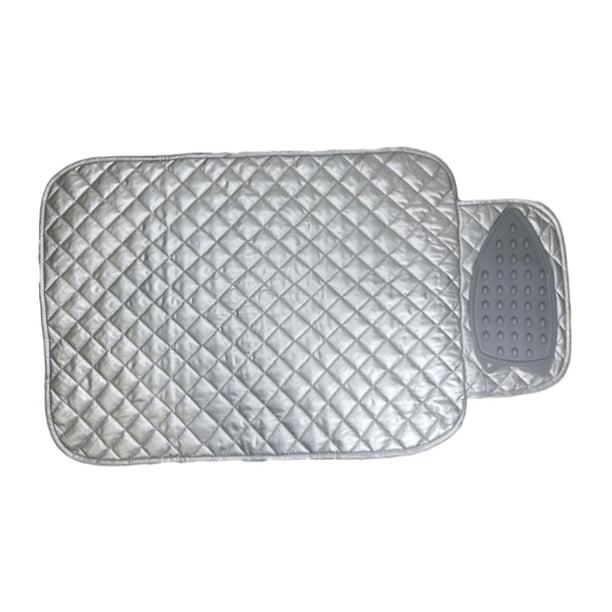 Alfombrilla para planchar plana, resistente al calor, portátil, gruesa, reutilizable, estable, antiescaldadura, grande, para planchas de viaje y acolc