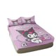 thumbnail image 1 of Kuromi Fitted Sheet Cover,Sanrio Series Kuromi Comforte 100% Polyester Fitted Sheet Bedding Set Pillowcase Suitable For Children Bed Sheets, 1 of 5