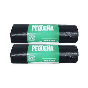 Genérico - Pack 2 Bolsas De Basura Pequeña 70X50Cm
