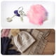 thumbnail image 5 of Uxcell Pompones de Piel Sintética para Sombreros, Bolas de Piel Suave y Esponjosa, Blanco 12 unidades, 5 of 6