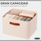 thumbnail image 4 of Pack 4 Cestas Organizadoras Plegables Carry All De Lino M, 4 of 9
