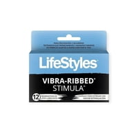 Lifestyles - Preservativos Vibra-Ribbed 12 Unidades -