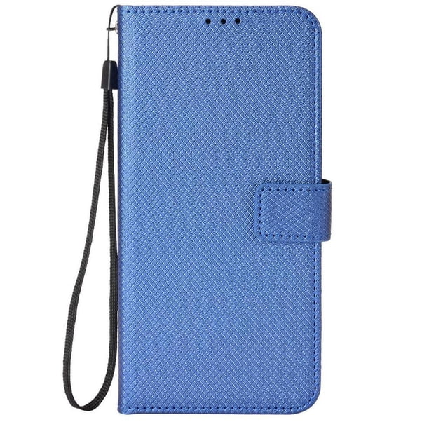 Funda Billetera para Motorola MOTO Razr 50 Ultra con Ranuras y Soporte Azul