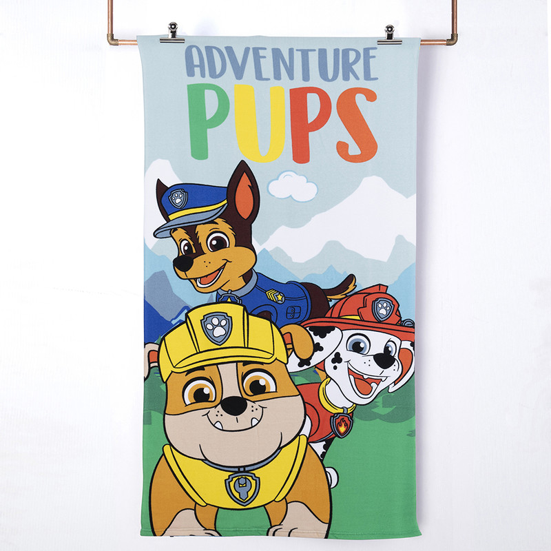 Paw Patrol Niño - Toalla Playa C/Bolso 70X140+33X42 Paw Patrol Adventure