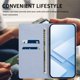 thumbnail image 5 of Cartera para Google Pixel 8A con Bolsillo de Tarjetas, Azul Cielo, 5 of 6