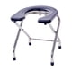 thumbnail image 4 of Silla De Taburete De Inodoro En Cuclillas Para Personas Mayores Para Baño Asiento De Silla De Inodoro Portátil Negro 38 Cm De Alto, 4 of 5