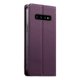 thumbnail image 4 of Funda Tipo Cartera de Cuero Sintético para Samsung Galaxy S10 Bloqueo RFID, con Ranuras para Tarjetas y Bolsillo para Efectivo, Cierre Magnético Fuerte Morado, 4 of 6