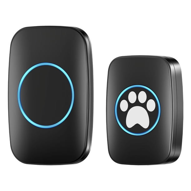 Timbre inalámbrico para mascotas, timbre inalámbrico para el hogar, timbre inteligente de inducción para mascotas, un solo arrastre, un entrenamiento para perros