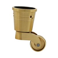 Ioensy - Ruedas Para Muebles, Estilo Vintage, Para Mesas Y Sillas, Patas Para Muebles, De Latón Macizo, Estilo B