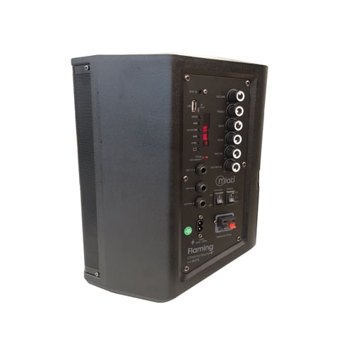 Amplificador De Guitarra Parlante Mlab 40W 8 Pulgadas Con Microfono Inalambrico