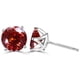 thumbnail image 1 of Aretes de Botón de Moissanita 2Uds Corte Redondo Color D Claridad VVS1 Aretes de Diamante de Plata Esterlina 925 para Mujer Aretes de Moissanita para Mujer con Certificado, 1 of 9