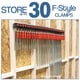 thumbnail image 5 of Estante para sargentos Fulton Woodworking Tools 41 cm (Juego de 3), 5 of 6