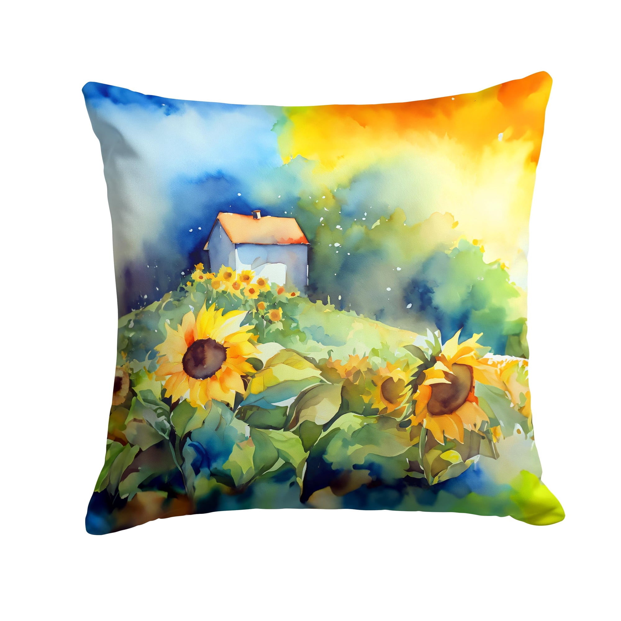 Carolines Treasures - Cojín Con Girasoles En Acuarela