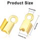 thumbnail image 2 of Terminales para cordones WILLBOND, 1000 piezas, 9 mm, 2 of 3