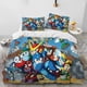 thumbnail image 1 of Rockman Megaman GameBedding Set Boys Girls Duvet Cover Pillowcase Bed Kids Adult, 1 of 5