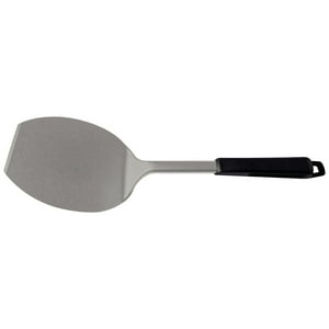 Espátula Para Pizza Tramontina Churrasco Black Con Lámina En Acero Inoxidable Y Mango De Polipropileno Negro