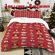 thumbnail image 1 of 3pcs Christmas Dog Printed Bedding Set Soft Duvet Cover with 2 Pillowcases All Season Comfort, 1 of 5