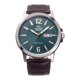 thumbnail image 1 of Reloj Orient RA-AA0C06E19B de 42 mm con esfera verde y correa de cuero, 1 of 3