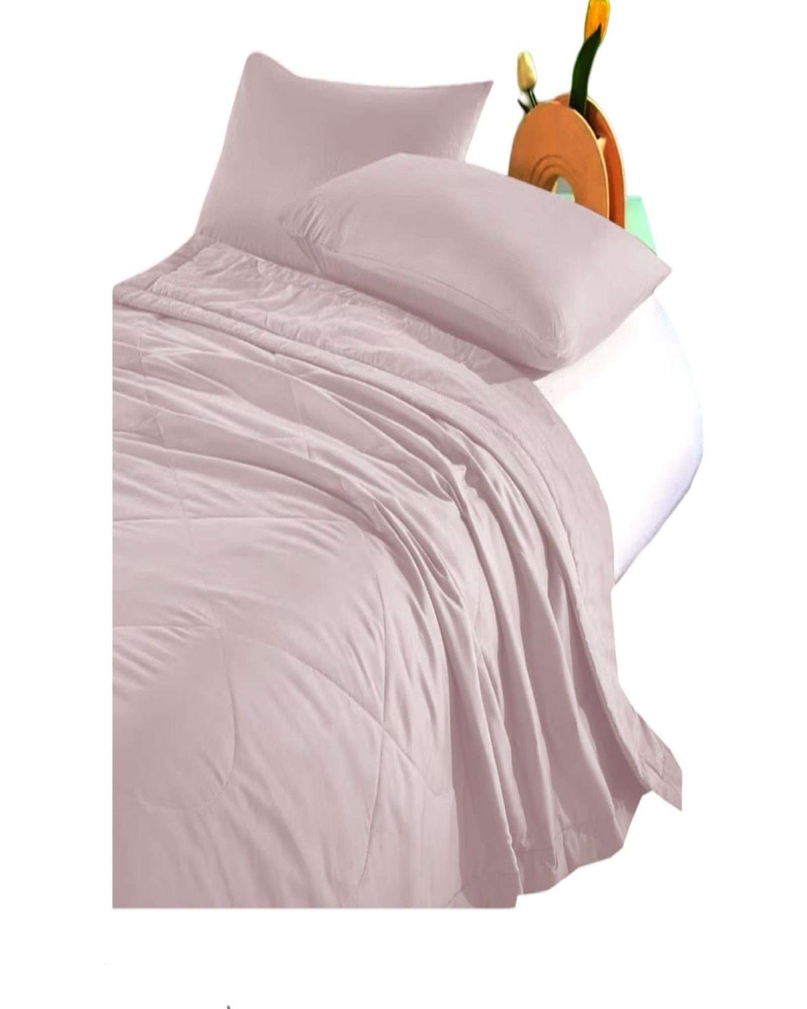 Todo Para El Hogar - Cubrecama Extra Delgado Rosa Plaza Y Media