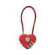 thumbnail image 1 of Love Lock Candado De Corazón Candado Pequeño De Metal En Forma De Corazón Para El Día De San Valentín Rojo, 1 of 3