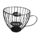 thumbnail image 2 of Soporte Multiusos Para Cápsulas De Café, Forma De Taza De Alambre Para Mostrador De Barra De Café, Negro, 2 of 5