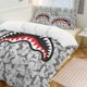 thumbnail image 1 of Dark Gray Bape Shake Camo Comforter Set Soft 3 Pcs Twin Bedding Sets Thicken for All Season, 1 of 5