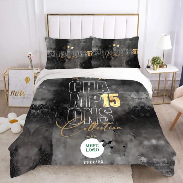 Israel MHFC Maccabi - Haifa Champions 15 Bedding Set Duvet Cover Bedroom Size Quilt Cover Home Textile Bed Sheets