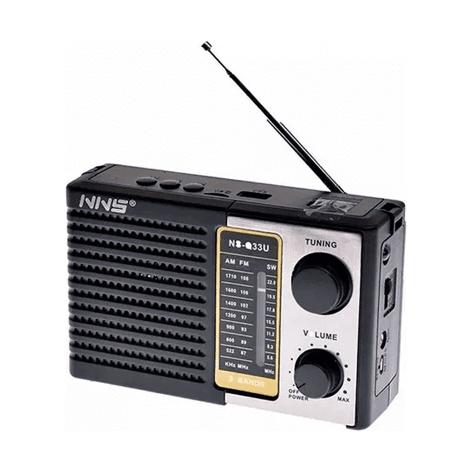 Genérico - Parlante Radio Recargable Y Pilas Am Y Fm Usb