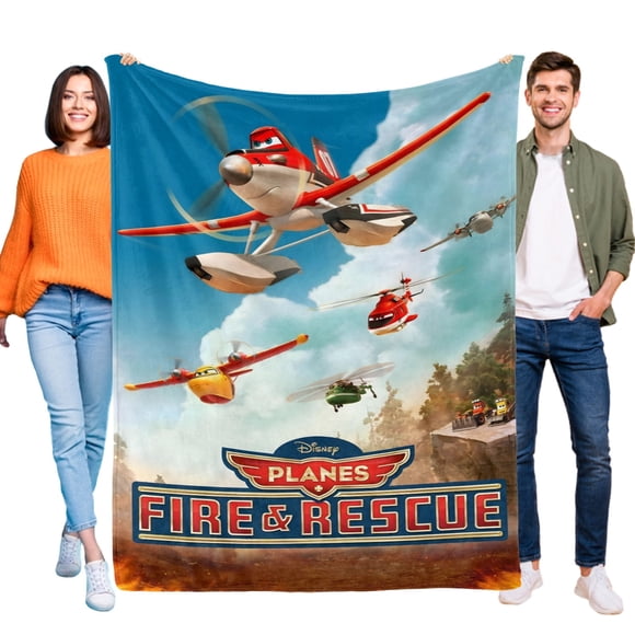 Manta Planes Equipo De Rescate 50x70cm