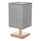 thumbnail image 1 of Lampara De Velador Lampara De Mesa Diseño Cuadrado gris, 1 of 3
