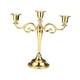 thumbnail image 2 of Candelabro Retro De 3 Brazos Para Hotel, Aniversario, Regalo De Inauguración De La Casa, Dorado, 2 of 5