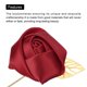 thumbnail image 4 of 12 Pcs Boutonnieres de Rosa para Novio, Pines para Hombres, Boda, Aniversario, Cena Formal, Fiesta, Rojo Vino, 4 of 5