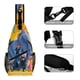 thumbnail image 3 of Hitpig Riñonera Bandolera con Estampado Integral para Hombres y Mujeres, Bolso Cruzado Gráfico de Tendencia, Mochila de Hombro Streetwear para Ciclismo y Deportes, Riñonera Versátil Casual, 3 of 6