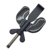 Magideal - De Puerta Portátil Dispositivos Adicionales Pestillo Hebilla De Seguridad Tope De Puerta Antirrobo Para Viajeros De Viaje Seguridad Mejorada Negro