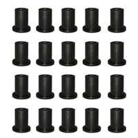 Magideal - Tuercas De Goma Profesionales, Sujetadores De Capó, Inserto De Latón, Tuercas De Pozo Métricas, Repuesto Universal De Accesorios Para Parabrisas De 20X M4