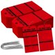 thumbnail image 1 of Etiquetas rojas 5S Vivitex paquete de 500 (8,3 × 15,9 cm) con alambre, 1 of 7